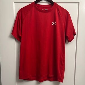 Under Armour Men's Red Athletic Shirt